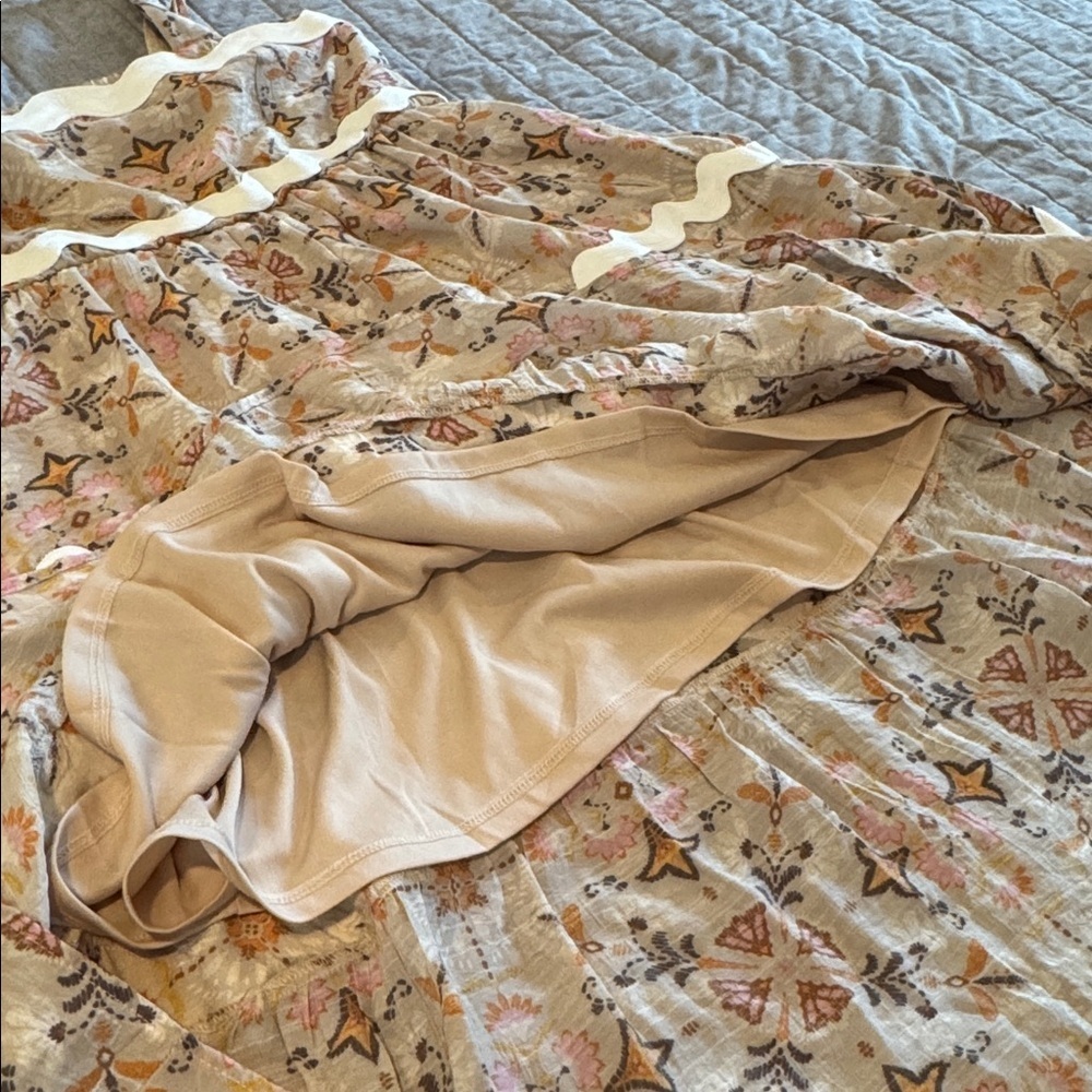 Marissa Olivia Boho Ric-Rac Tiered Dress - Size Large - Picture 6 of 12
